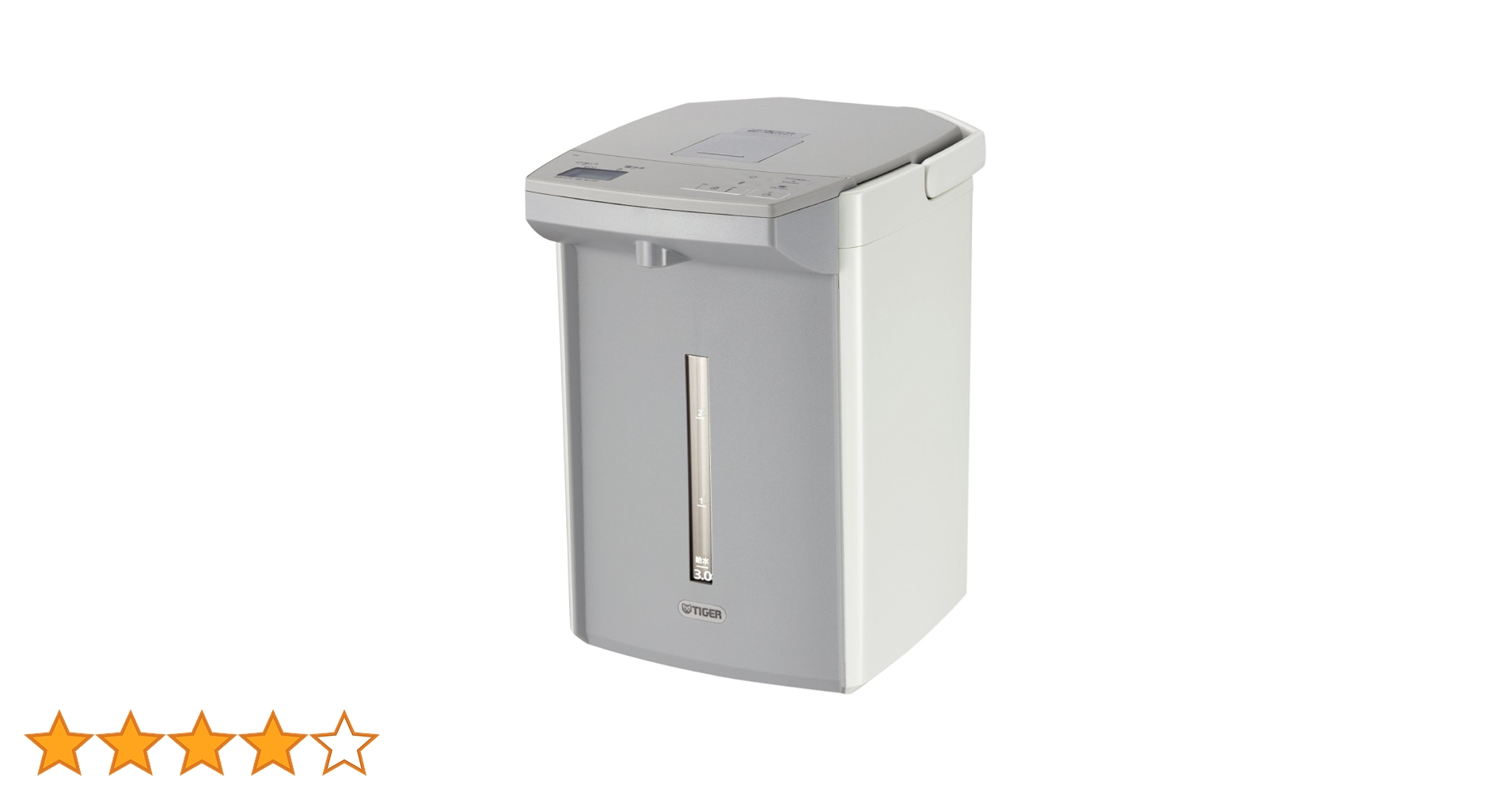 Amazon | タイガー 電気ポット 3L ホワイト 蒸気レス 節電 VE
